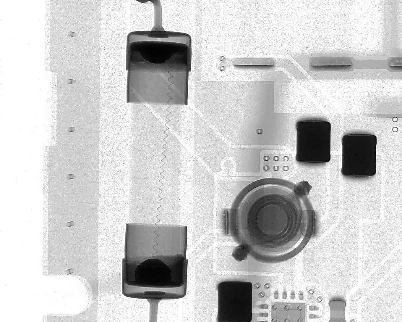 Radiografía del fusible intacto 