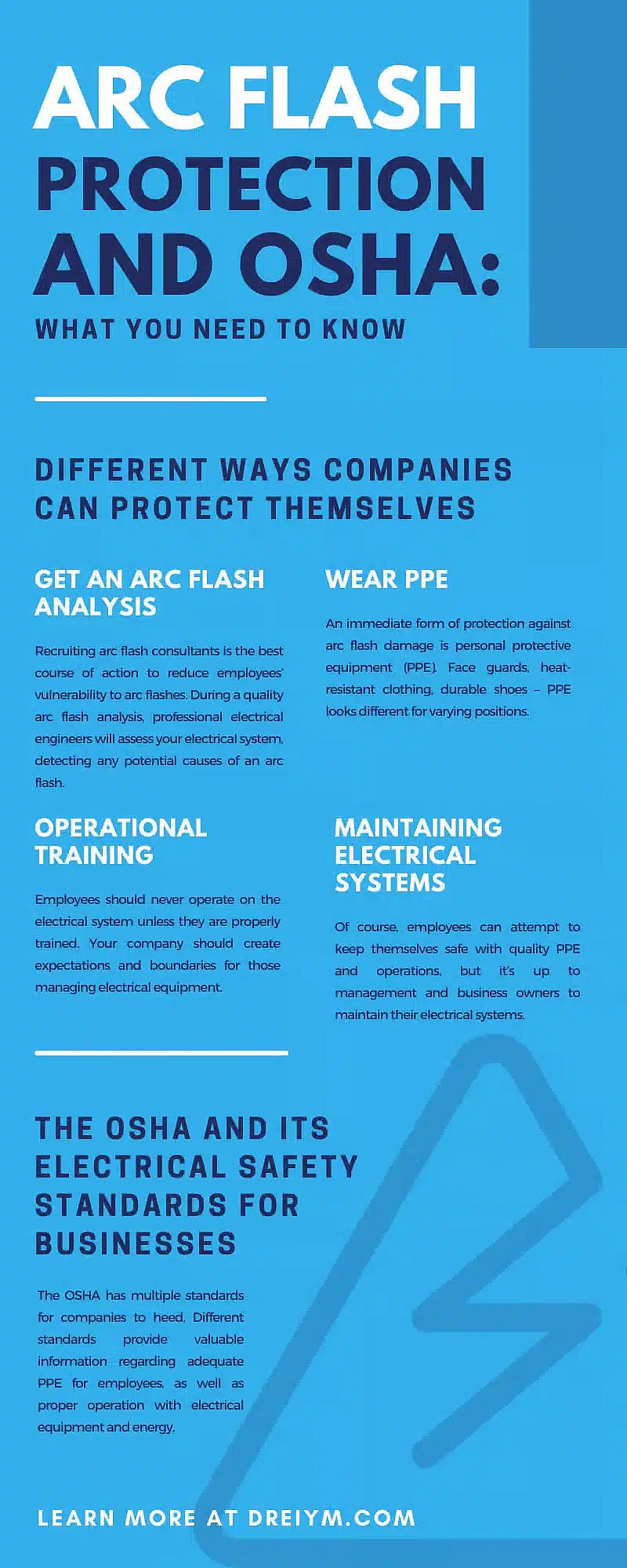 الحماية من وميض القوس الكهربائي وإدارة السلامة والصحة المهنية: ما تحتاج إلى معرفته