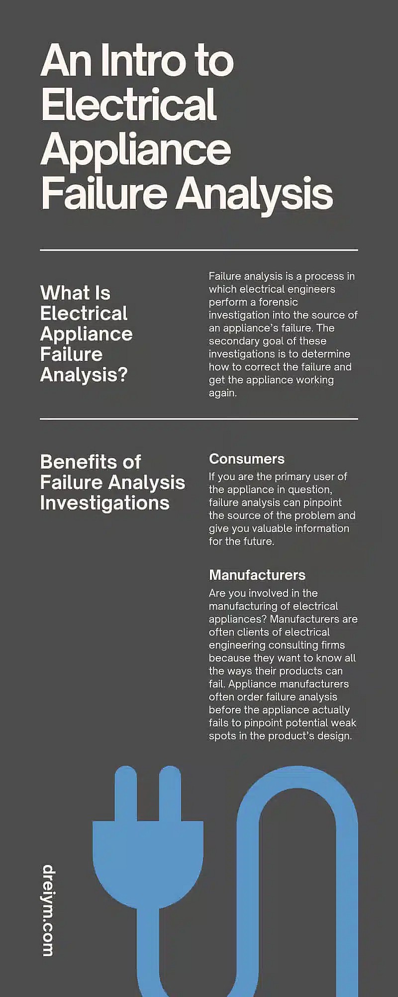 An Intro to Electrical Appliance Failure Analysis Dreiym E